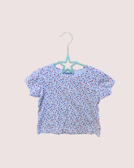 Vintage Oshkosh floral tee 4t