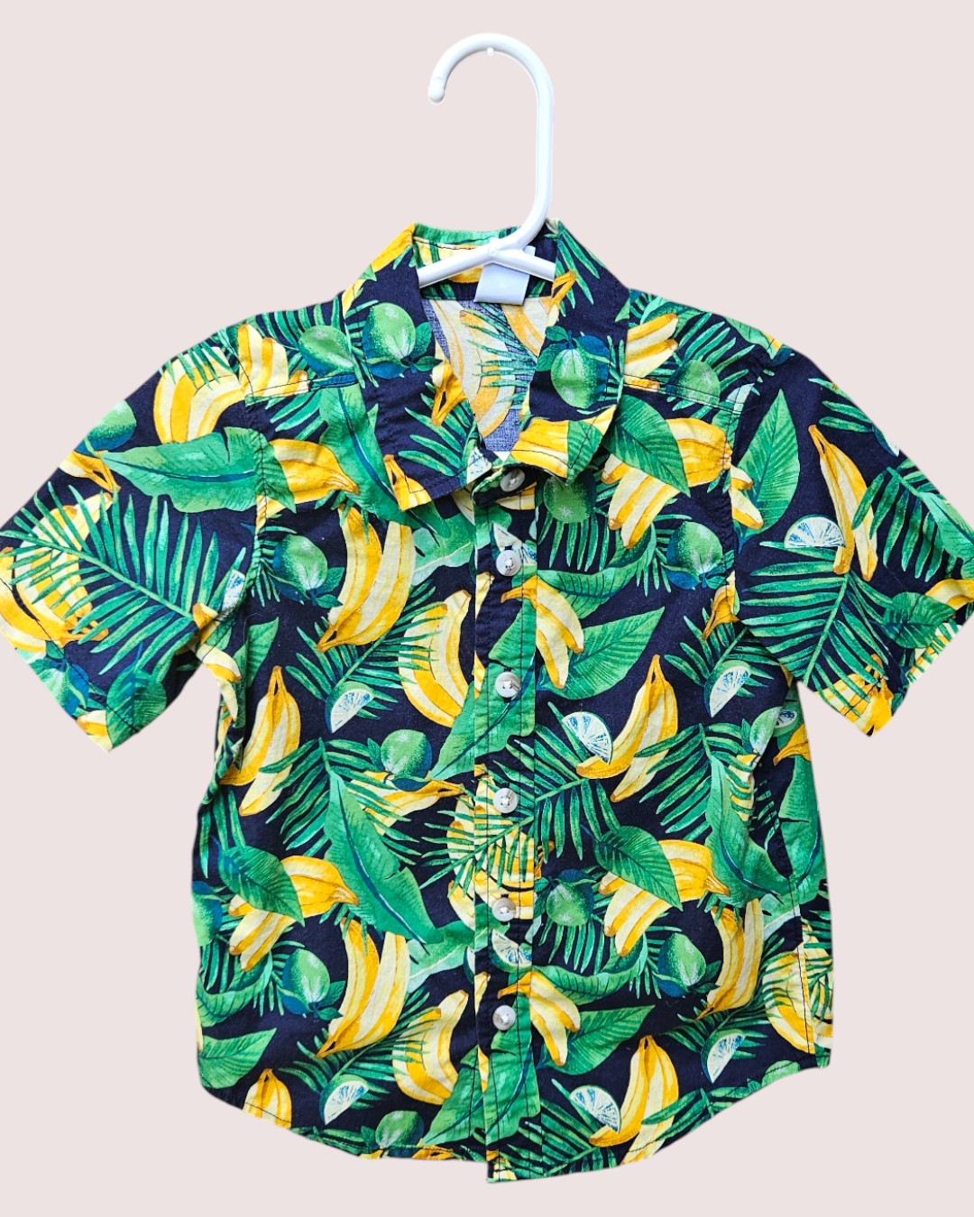 Old navy banana print shirt 3T
