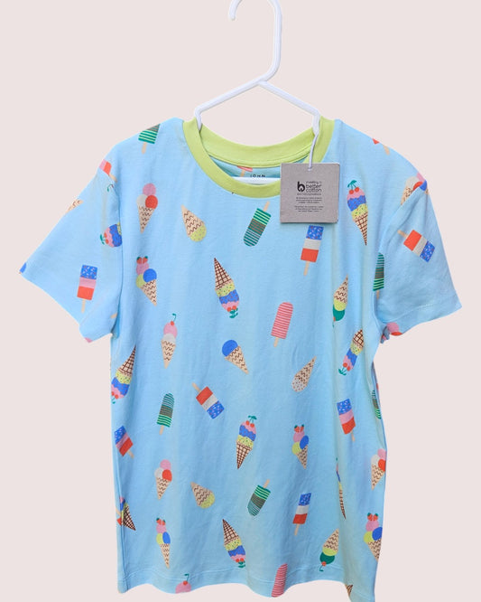 John Lewis ice cream print tee Size 10 NWT