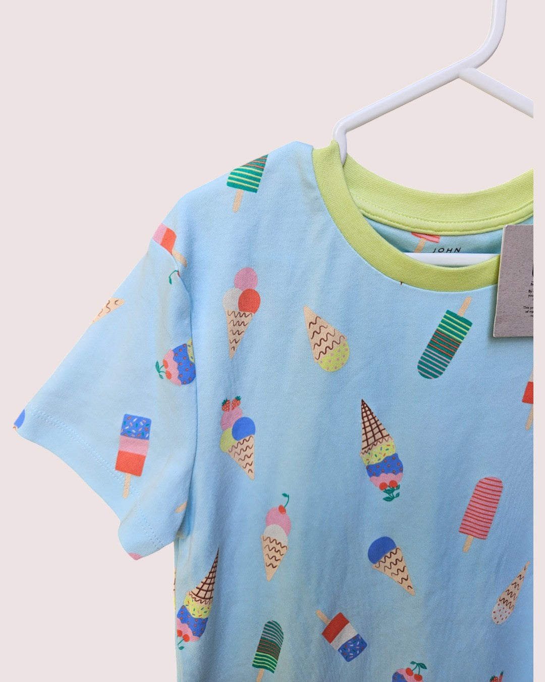 John Lewis ice cream print tee Size 10 NWT