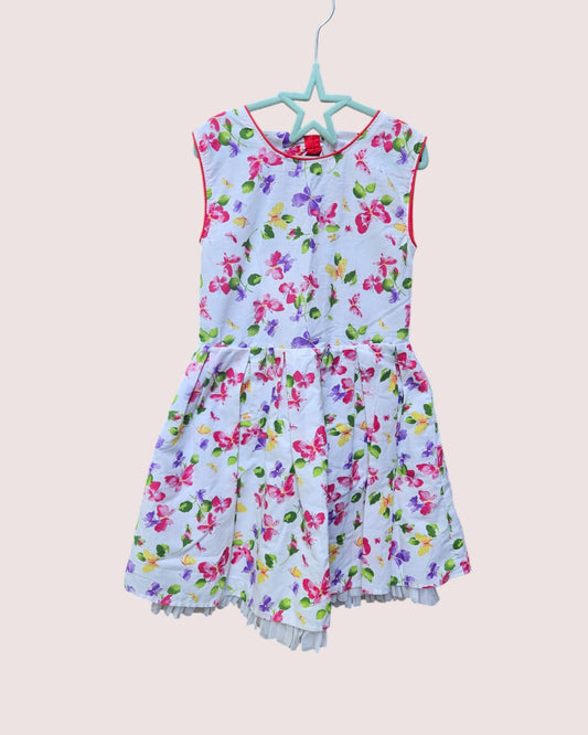 Girls Rule floral dress with petticoat Size 6