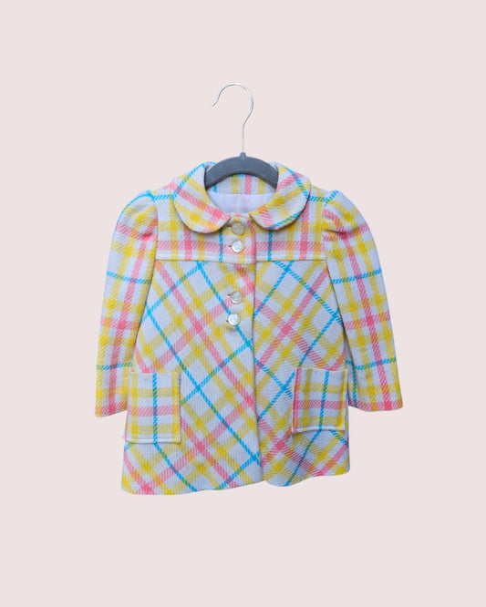 Vintage peacoat, lined 2-3T