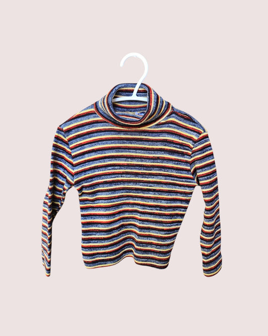 Vintage acrylic knit turtleneck 3-4T