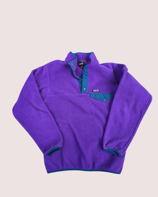 Patagonia synchilla 1/4 zip fleece pullover Youth XL size 16