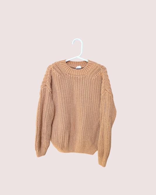 Goumi kids organic cotton knit sweater 4-5t but fit super oversized