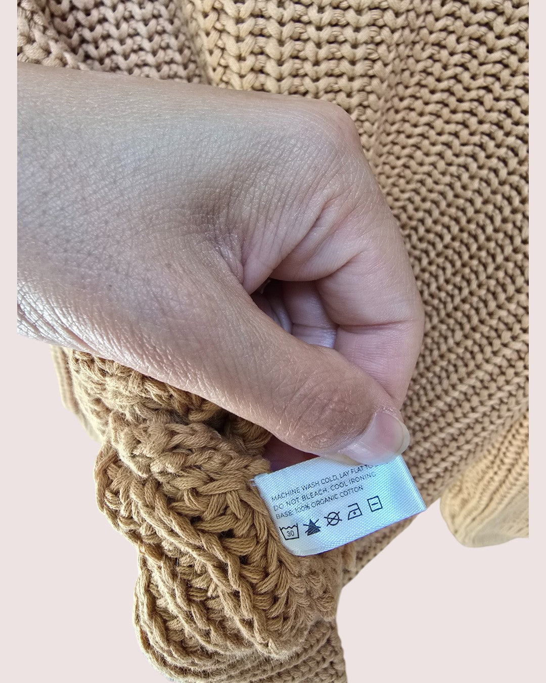 Goumi kids organic cotton knit sweater 5-6t but fit super oversized