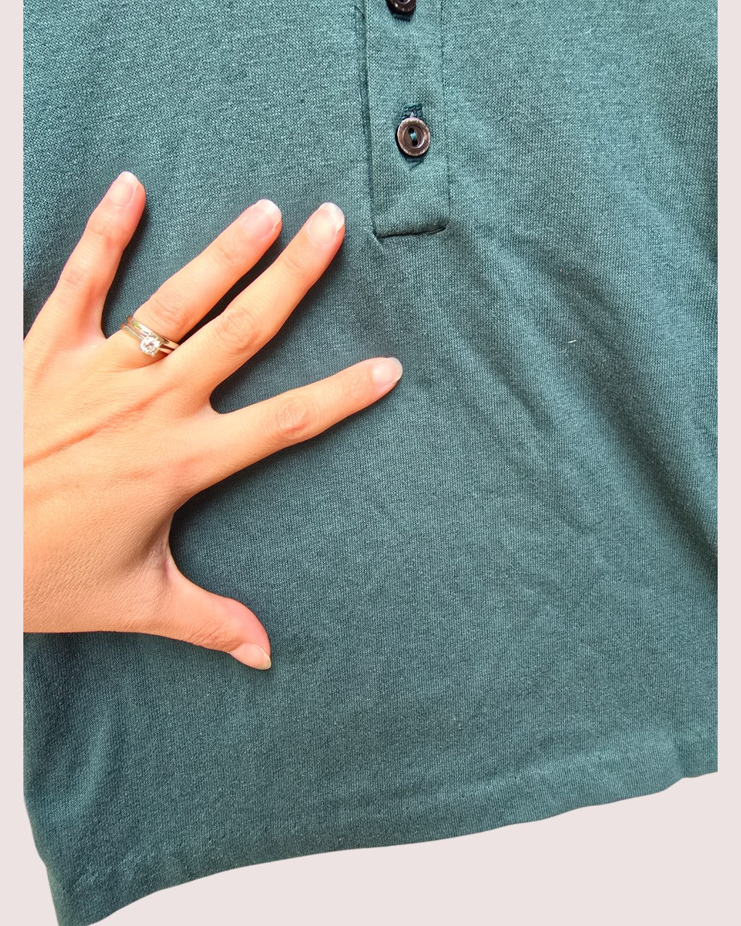 Set of two vintage henley long sleeve tees, Size 4