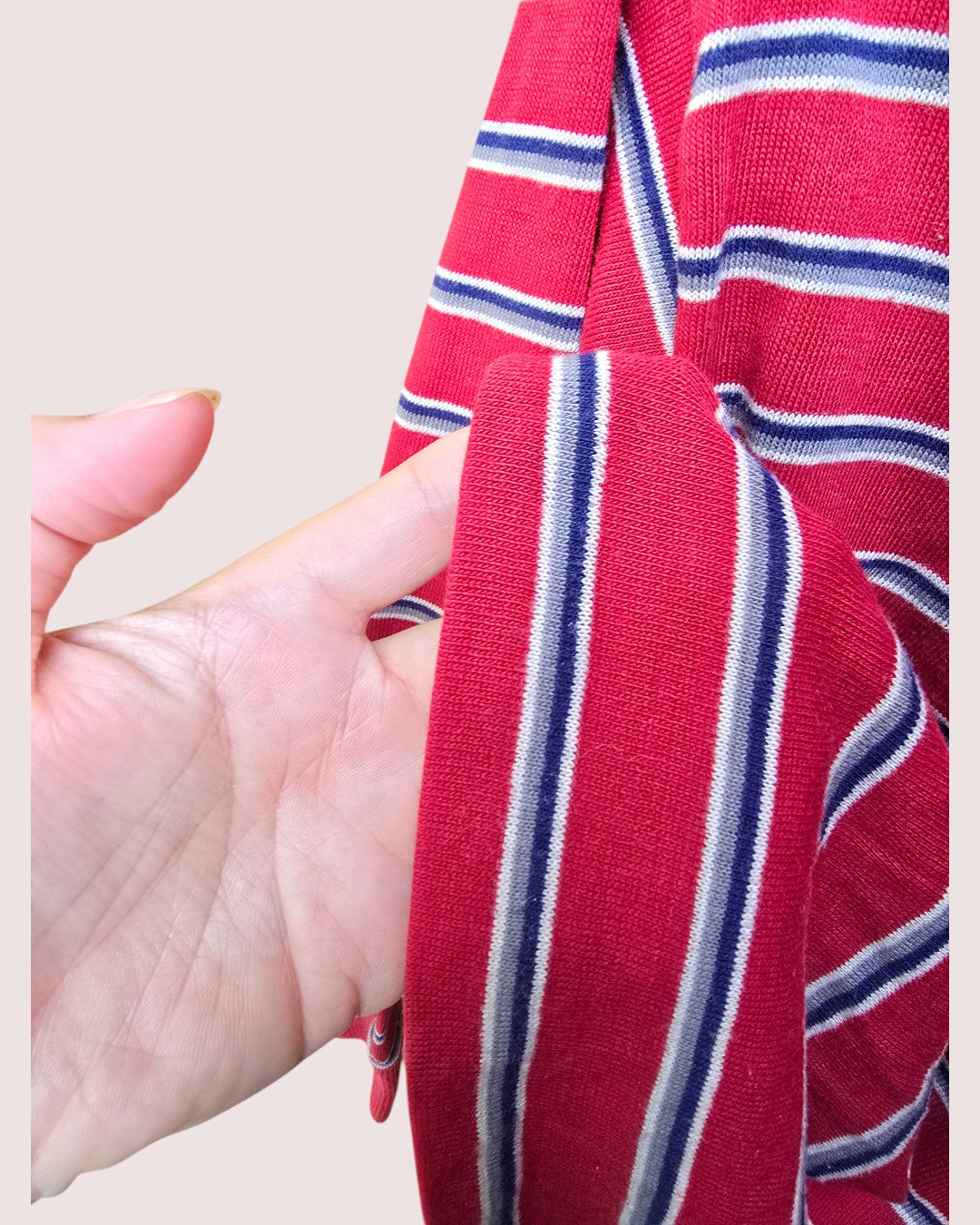 Vintage single stitch long sleeve polo 5-6T