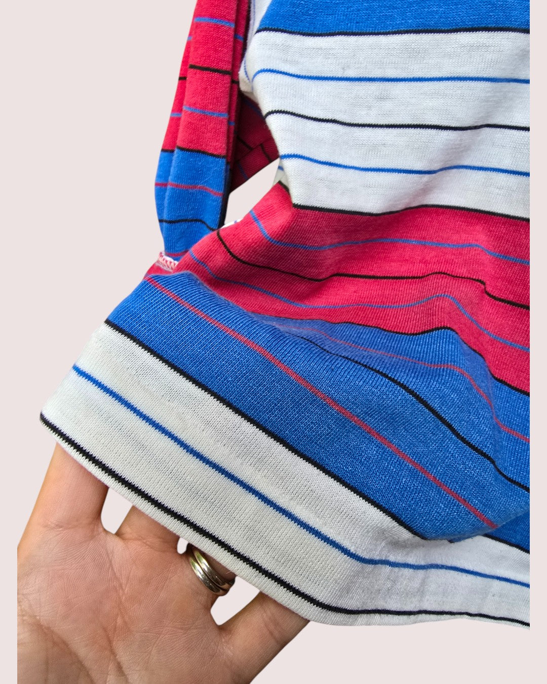 Vintage Krickets striped long sleeve polo No size tag, fits like 4-5T