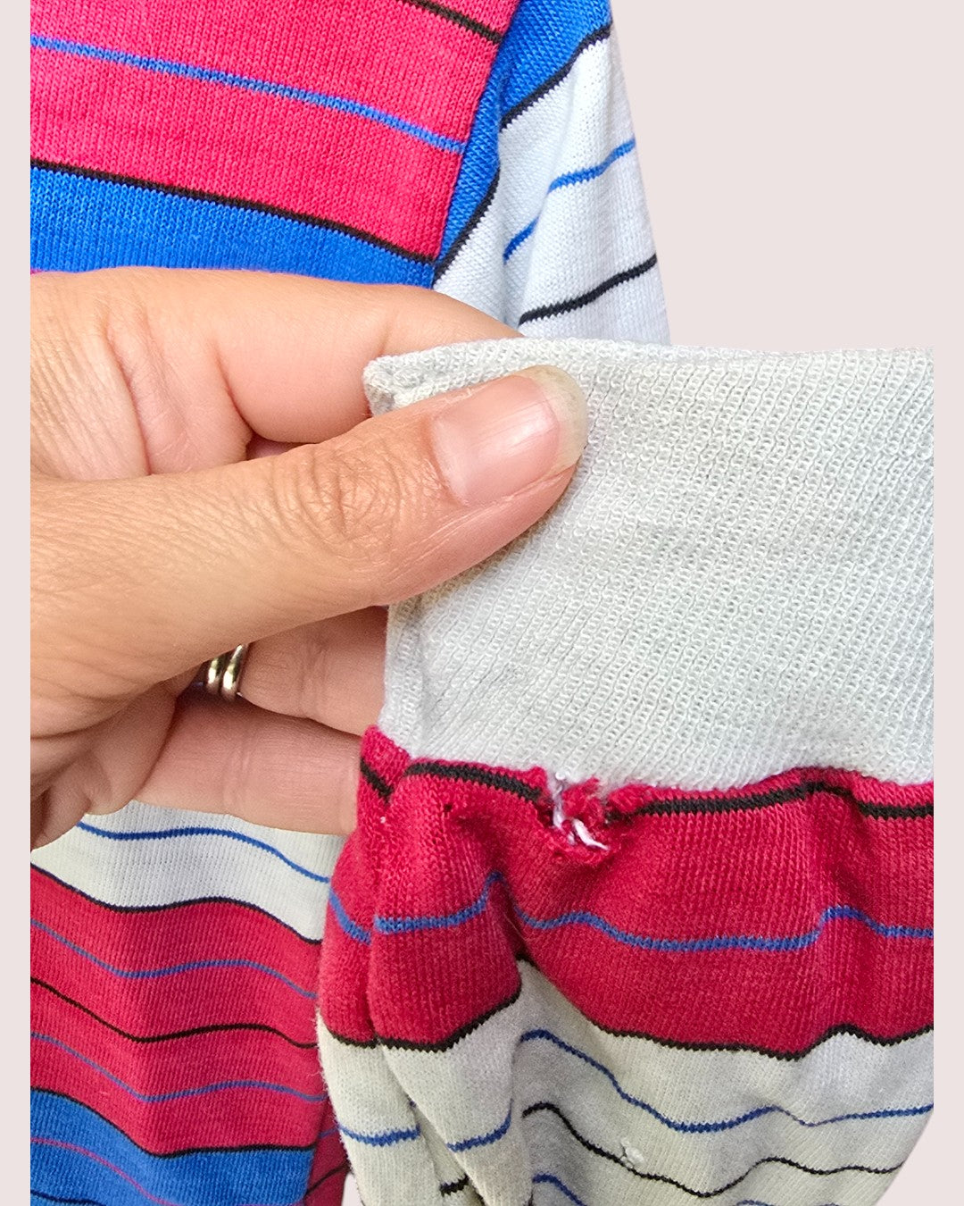 Vintage Krickets striped long sleeve polo No size tag, fits like 4-5T
