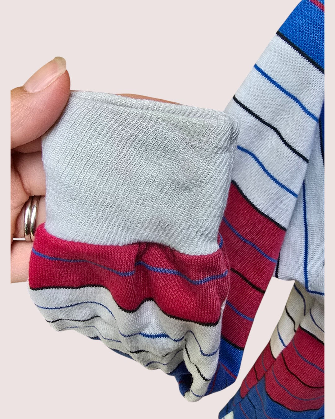 Vintage Krickets striped long sleeve polo No size tag, fits like 4-5T