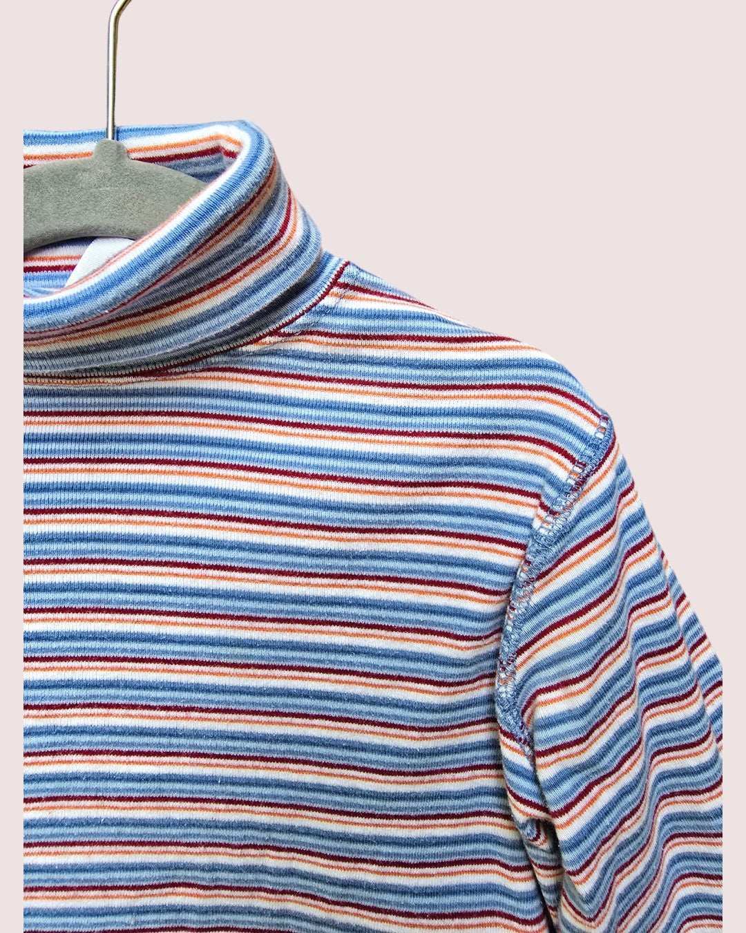 Vintage striped turtleneck best fit 4-5T