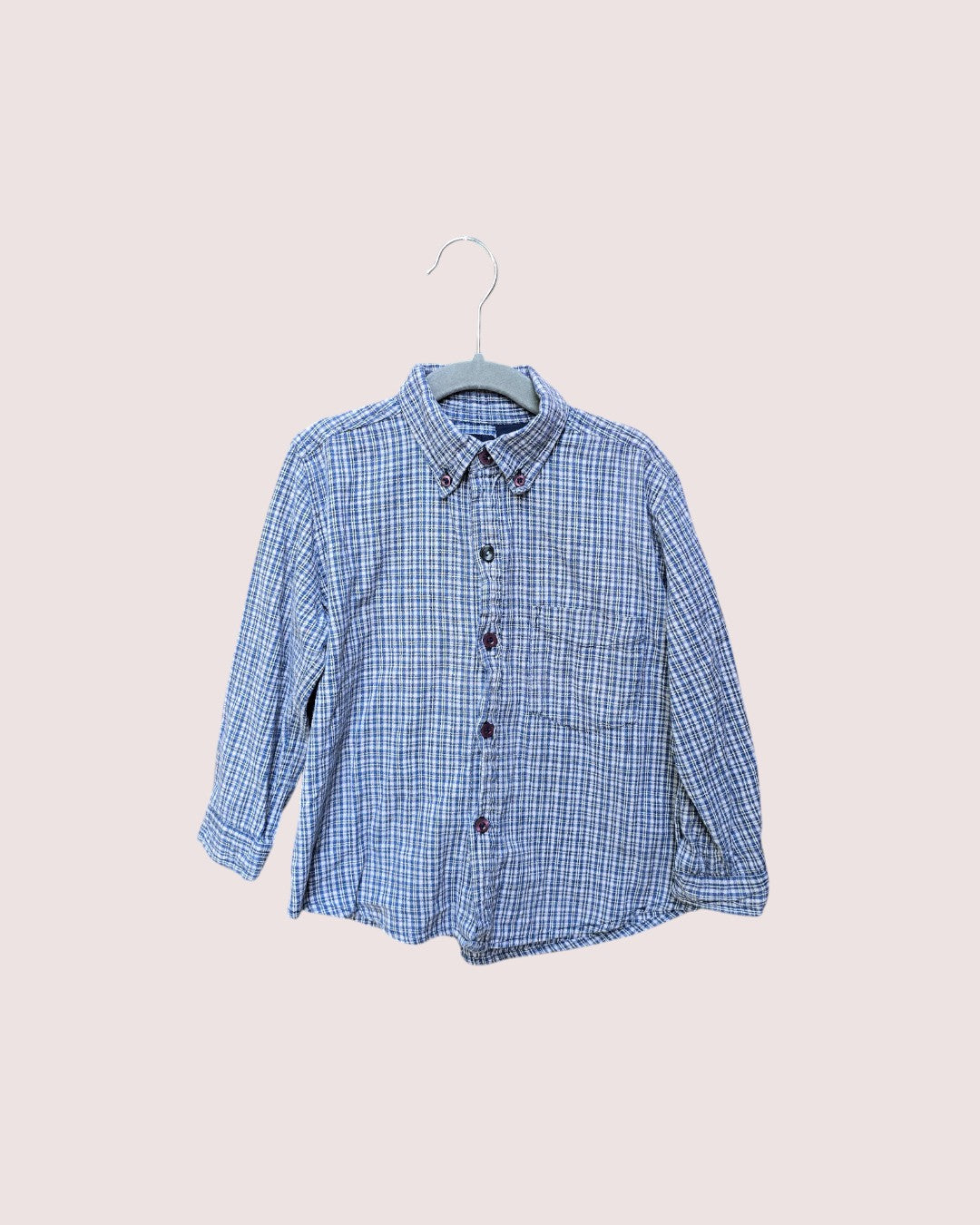 Vintage Woodland plaid flannel (lightweight) Size 5