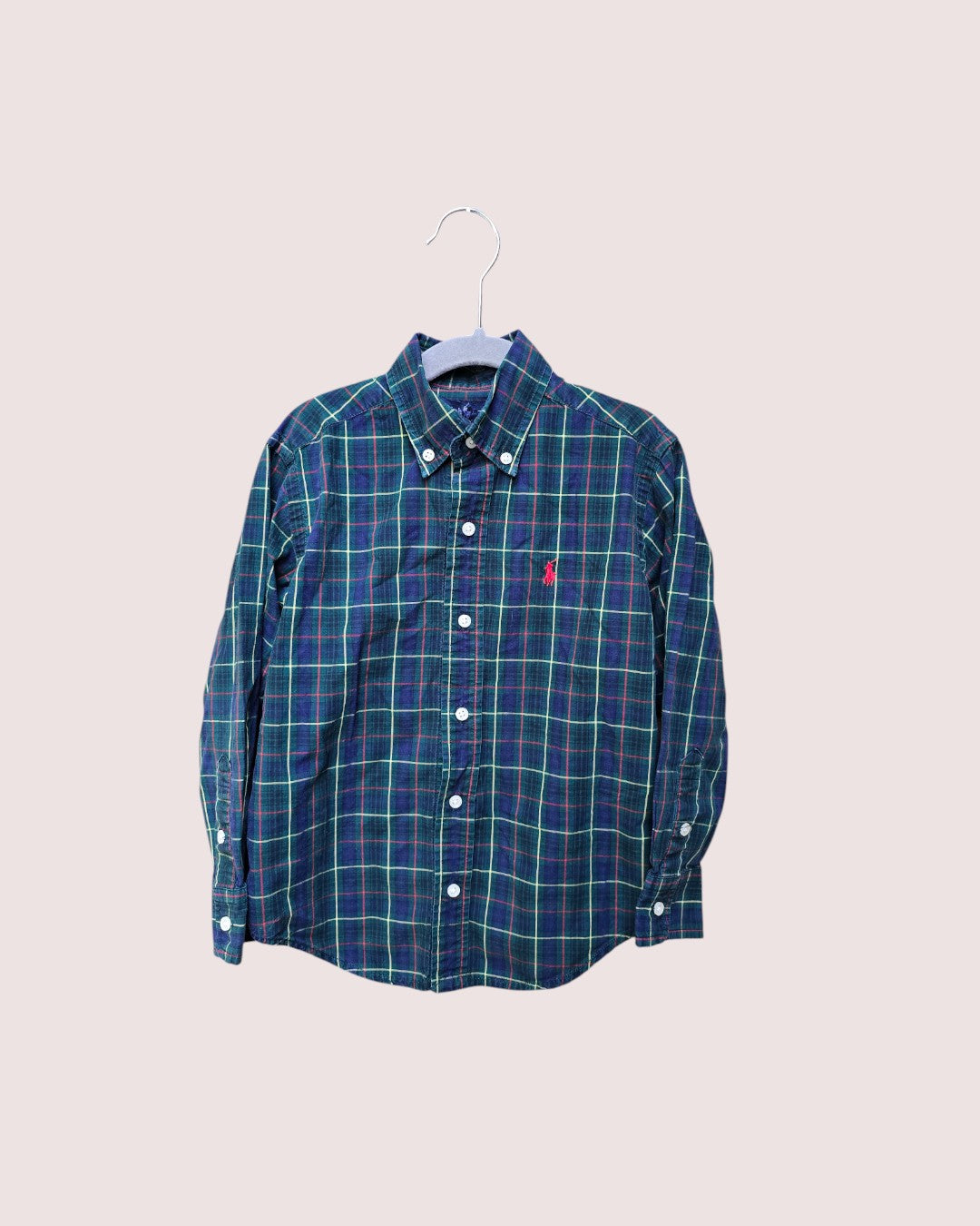 Retro Ralph Lauren plaid button up Size 5