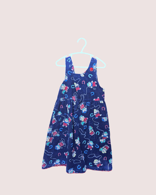 Vintage Cowboy Bears dress