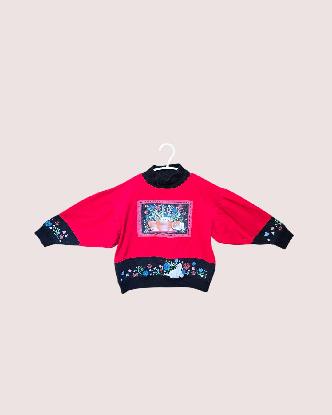 Vintage Spumoni cat crewneck fits like 4-6t