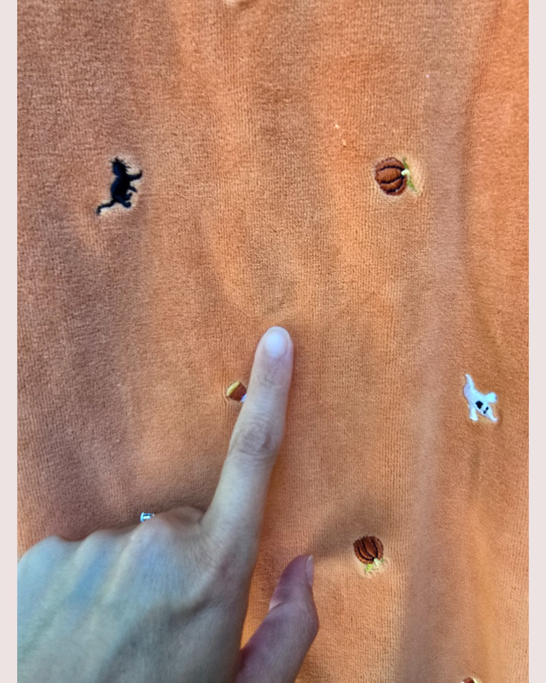 vintage velvet Halloween print dress Tagged 4T