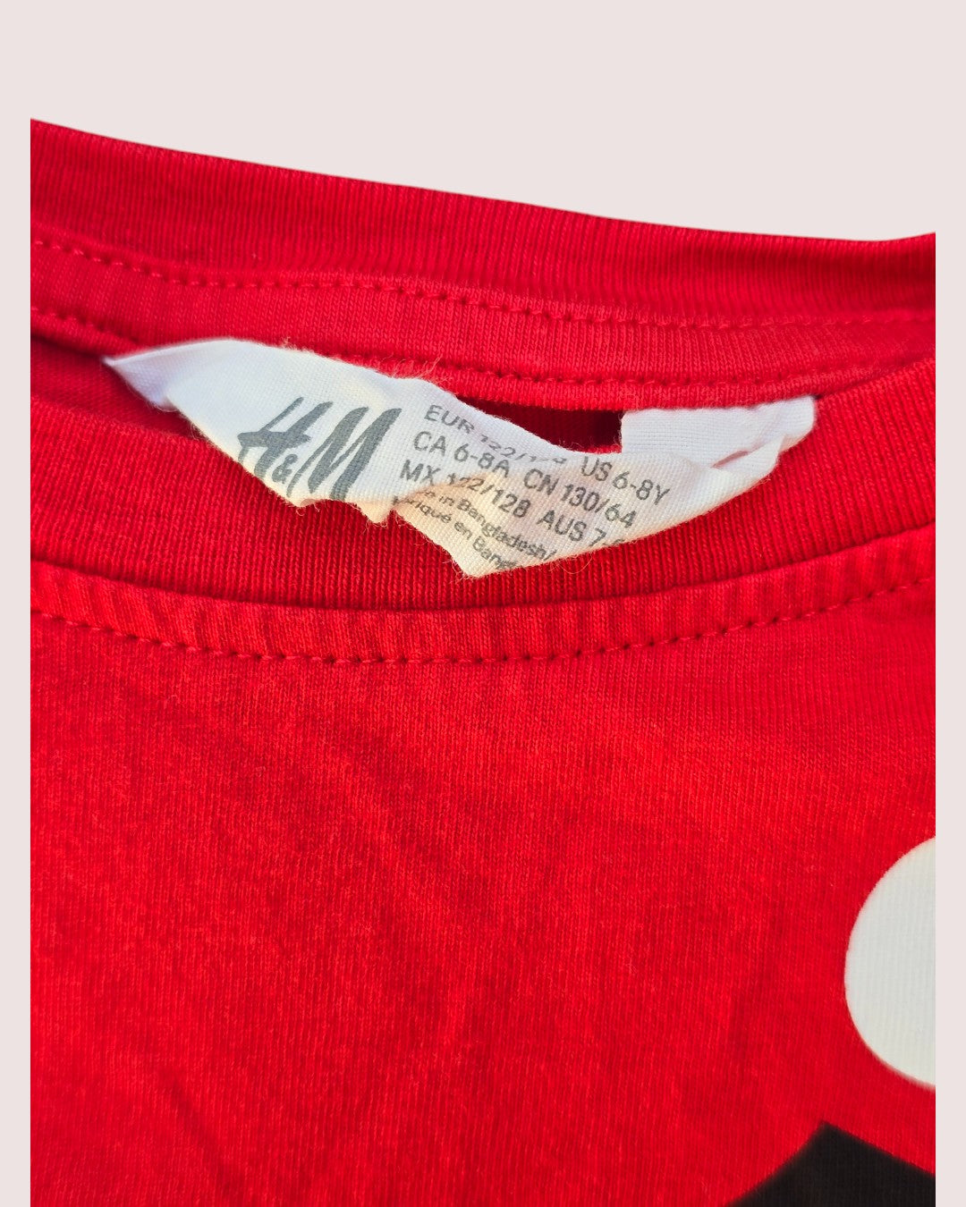 H&M spooky bat long sleeve 6-8Y