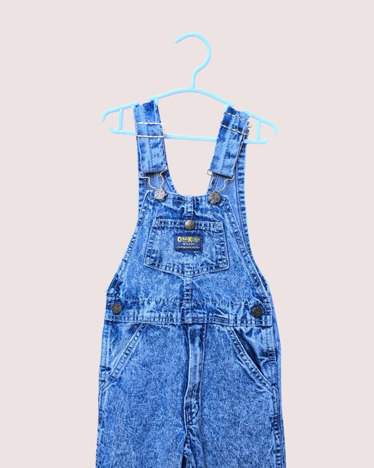 Vintage Oshkosh acid wash overalls Size 5