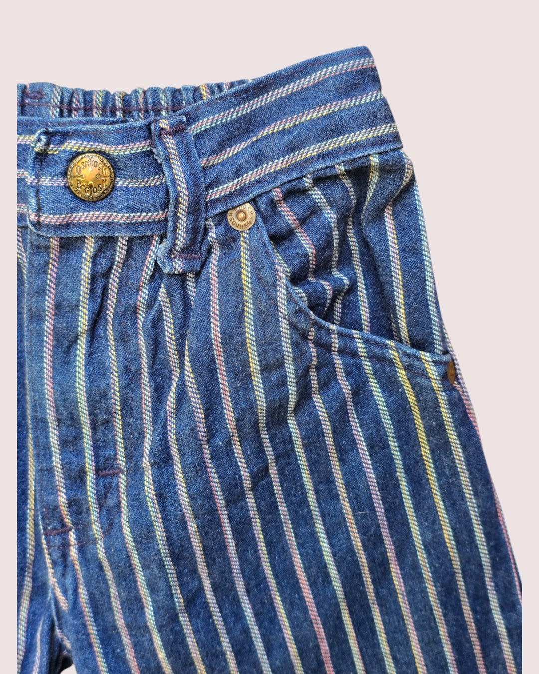 Vintage Oshkosh rainbow striped jeans Tagged 4R