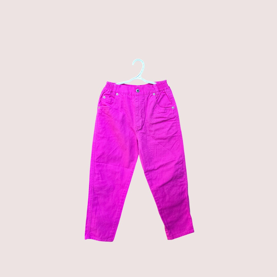 Vintage hot pink jeans Tagged 8