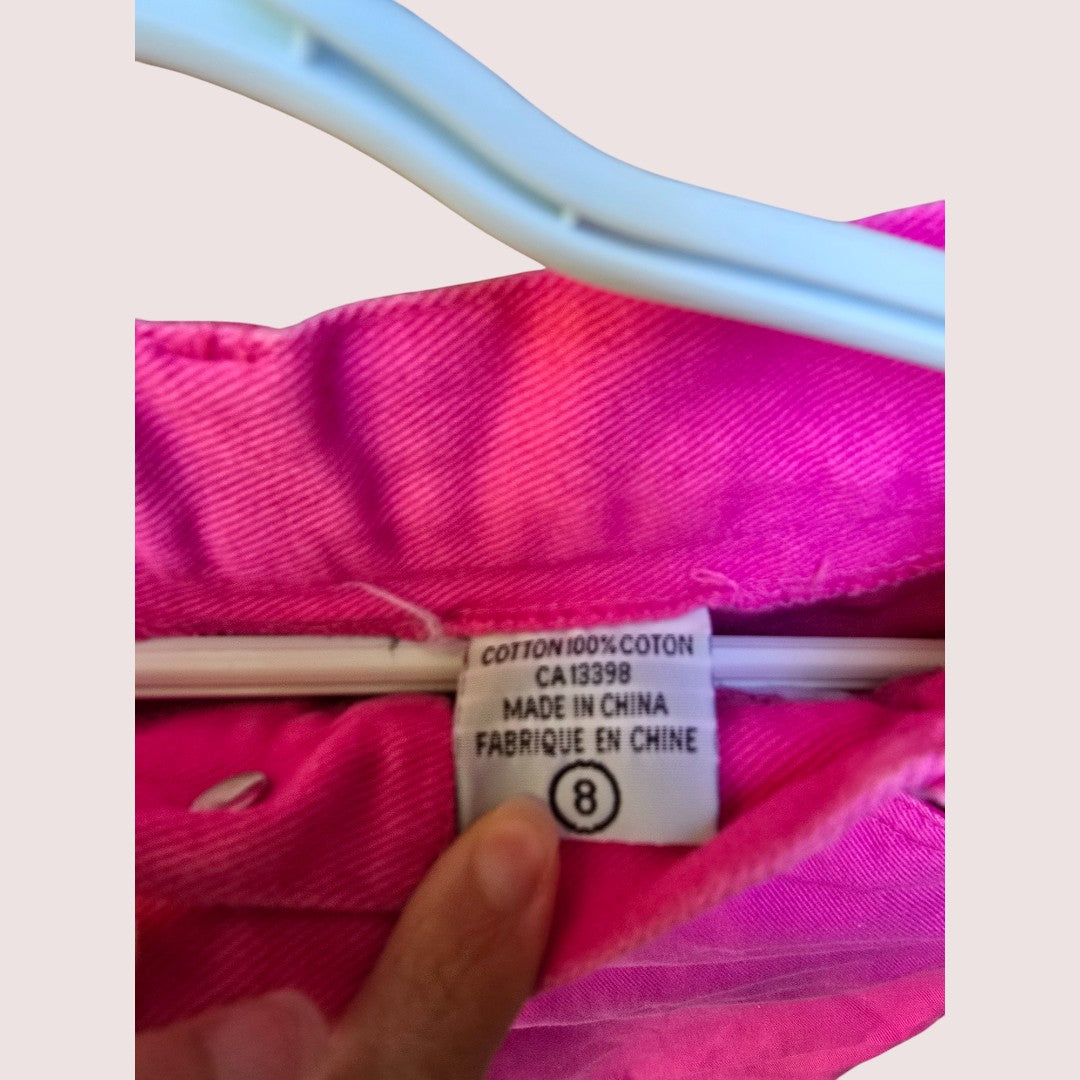 Vintage hot pink jeans Tagged 8