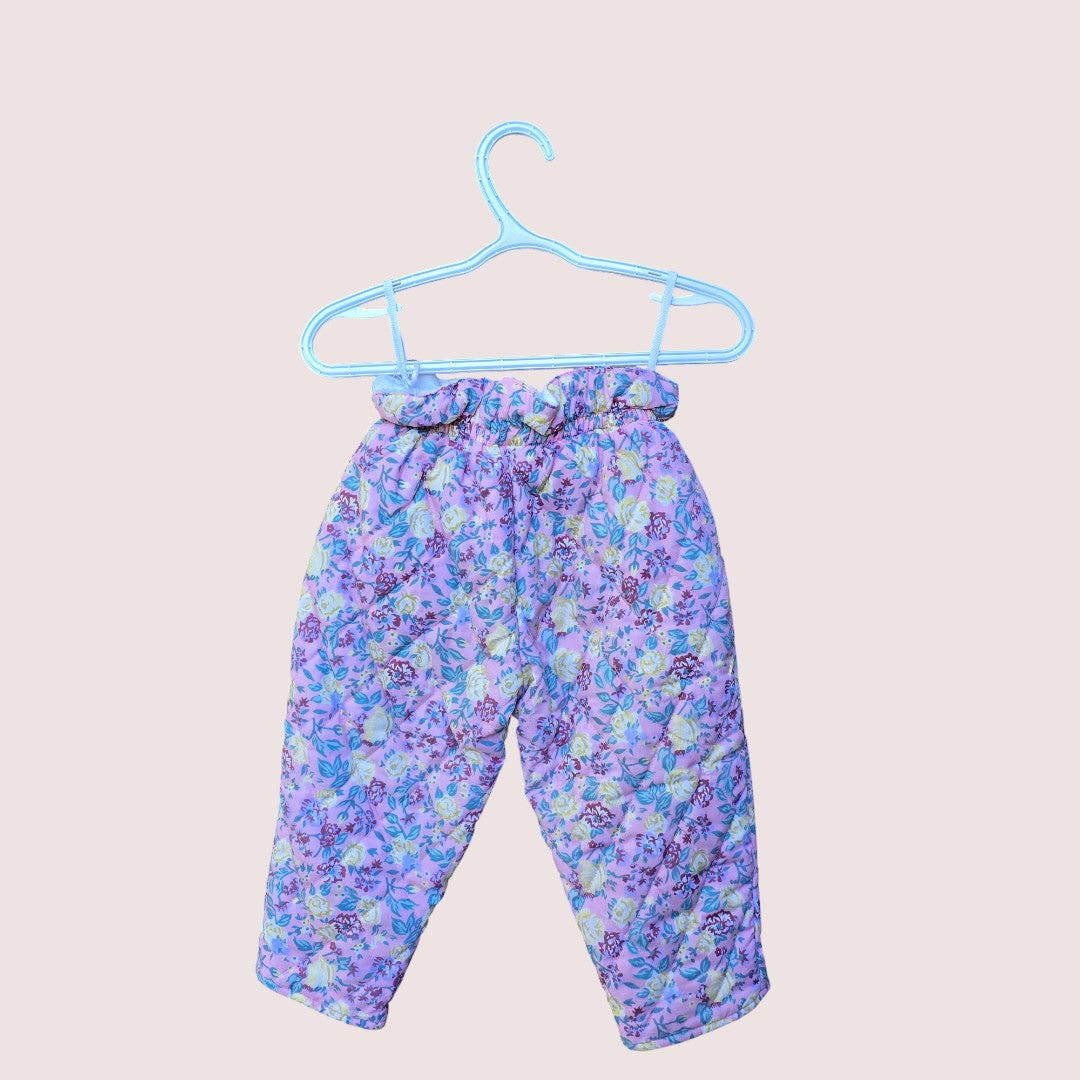 Vintage quilted pants best fit 12-18m