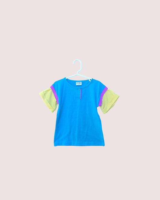 Vintage HealthTex single stitch colourblock tee Tagged 7
