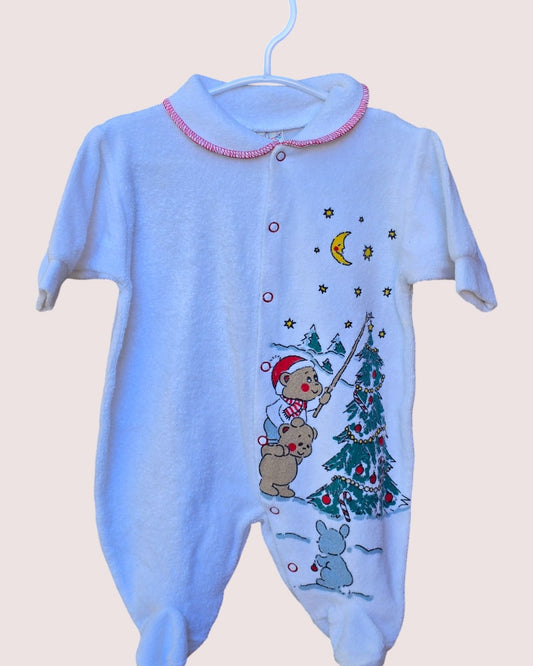 Vintage Snugabye terry sleeper 3-6M
