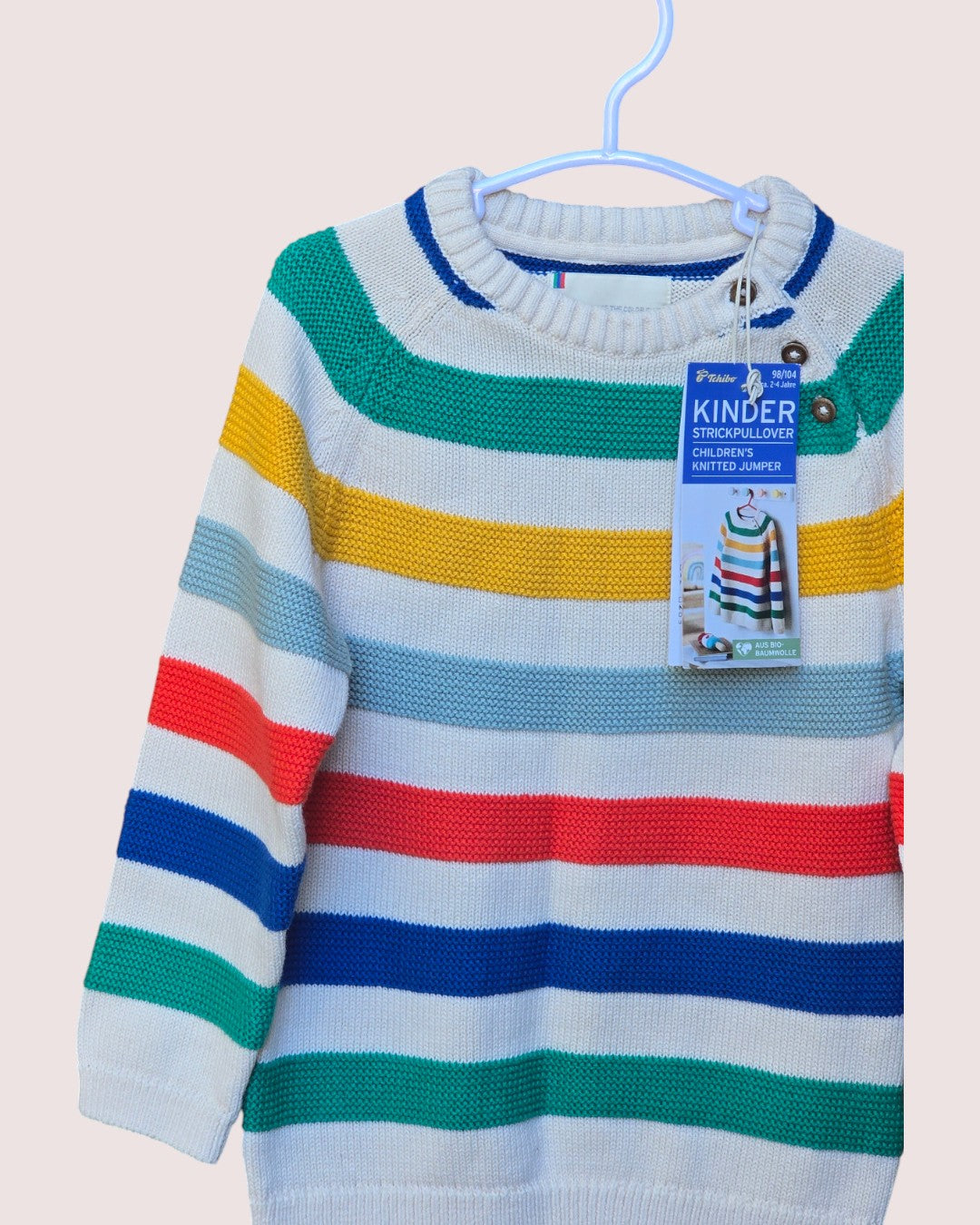 NWT Cotton Knit Sweater 3-4T