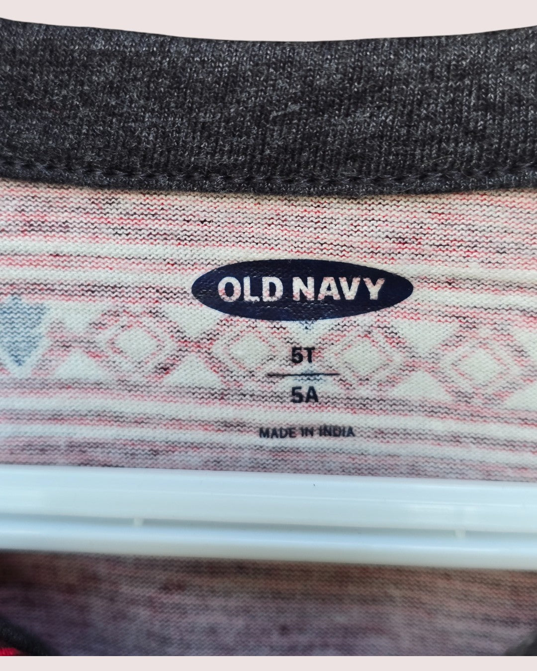 Old Navy striped henley 5T NWOT