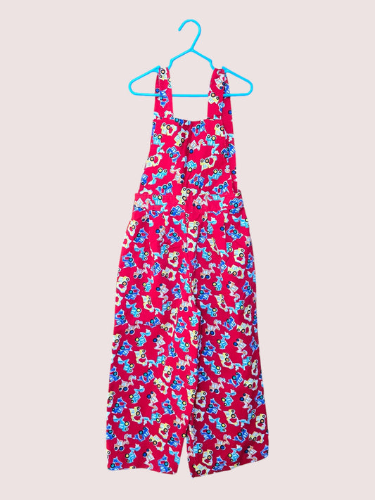 Handmade construction vehicles overalls/suspender pants Fit approx 5-7Y