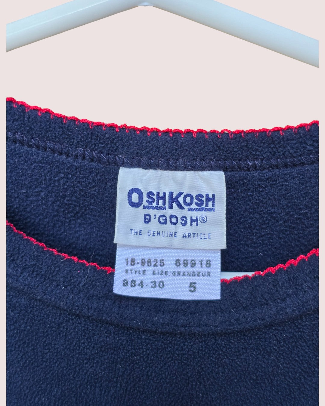 Vintage Oshkosh fleece crewneck Tagged 5