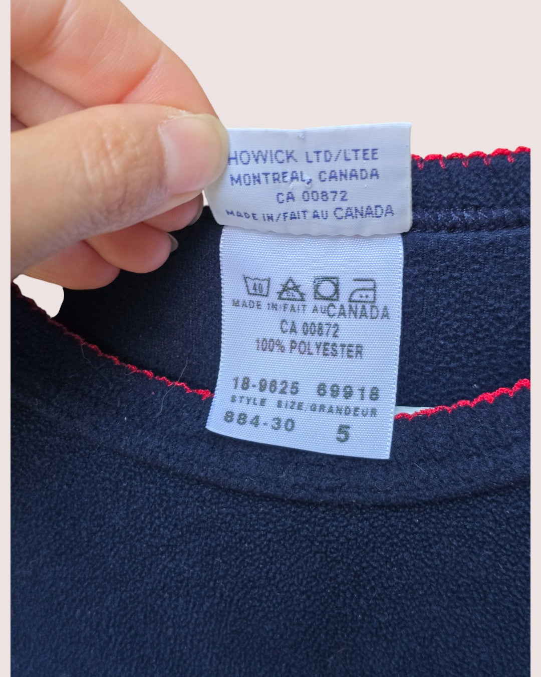 Vintage Oshkosh fleece crewneck Tagged 5