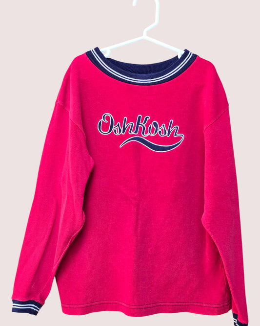 Vintage Oshkosh embroidered knit crewneck Tagged 6