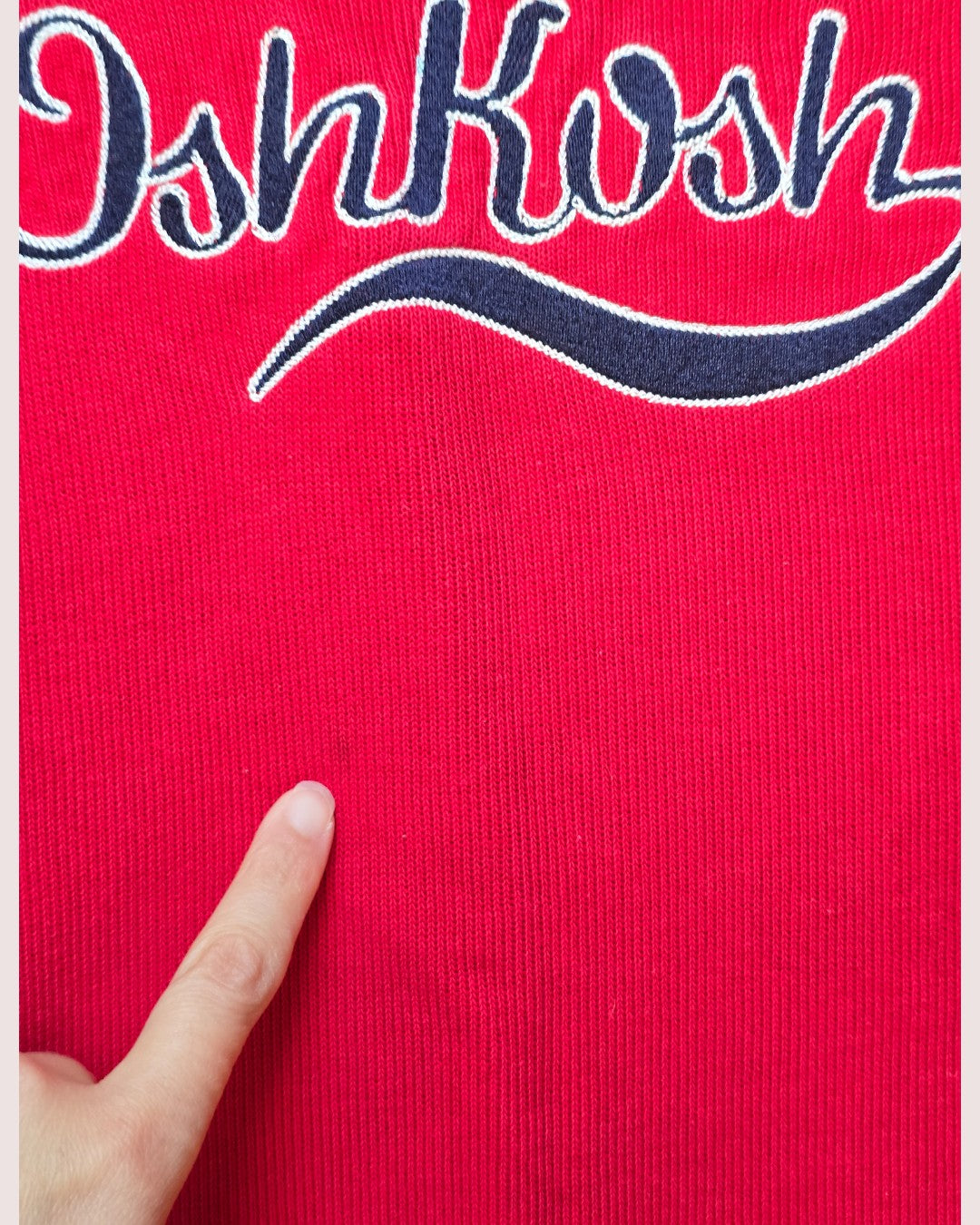 Vintage Oshkosh embroidered knit crewneck Tagged 6