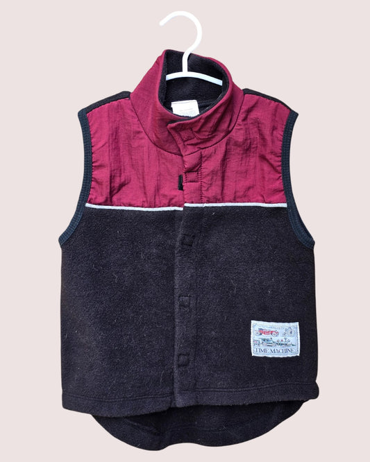 Vintage Krickets "time machine" fleece vest, velcro closure Tagged 5
