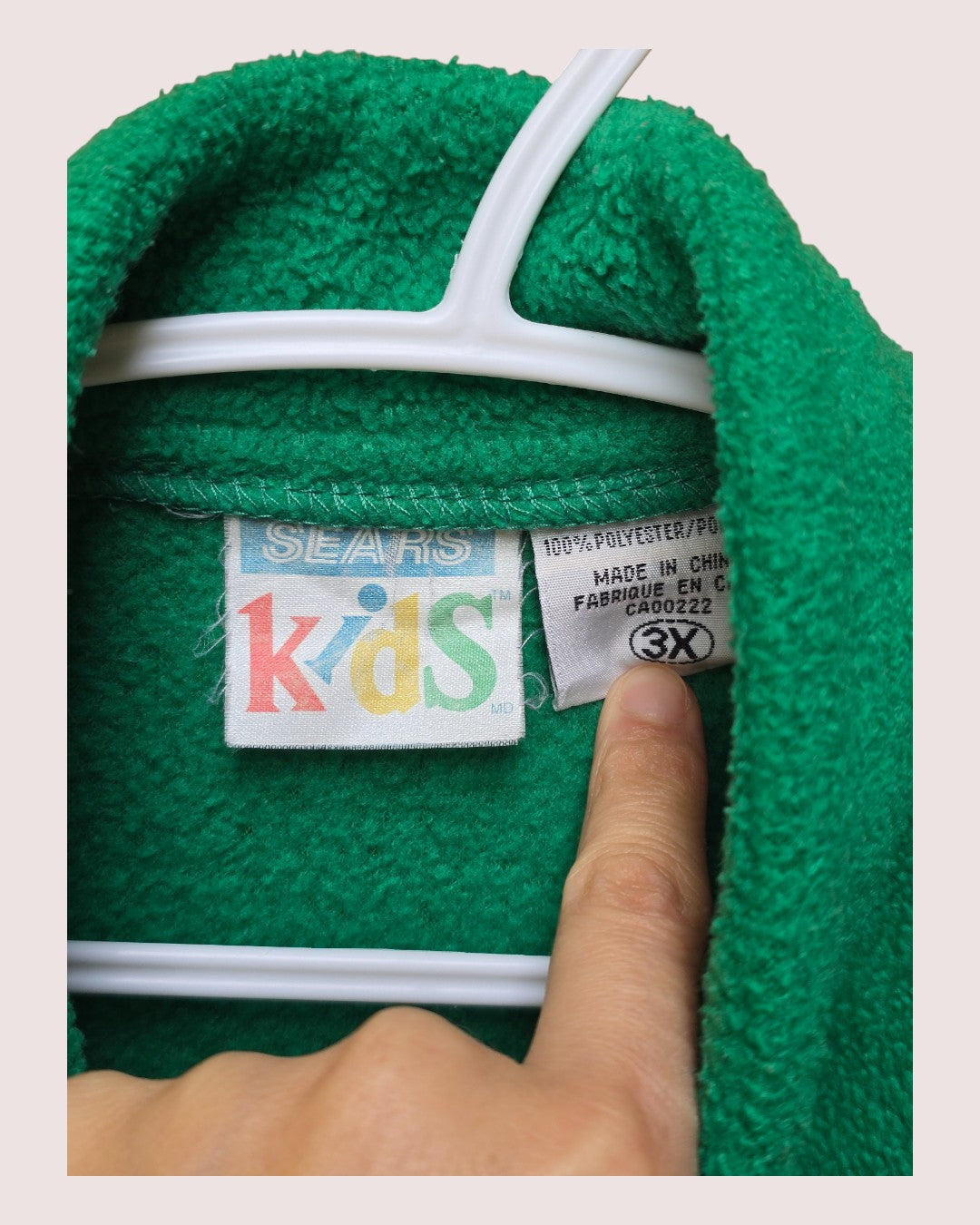 Vintage Sears "Coast to Coast" fleece vest fits 4-5y