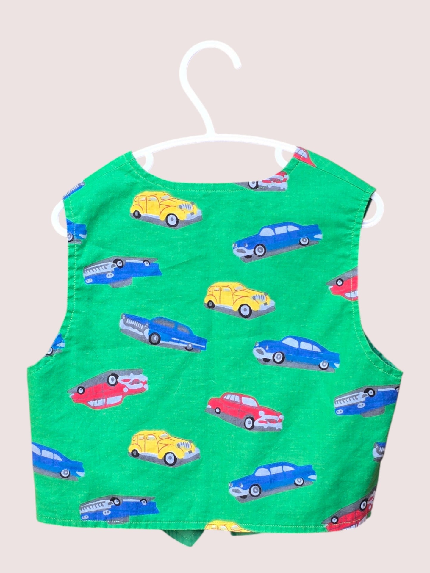 Handmade cars vest 4-5T