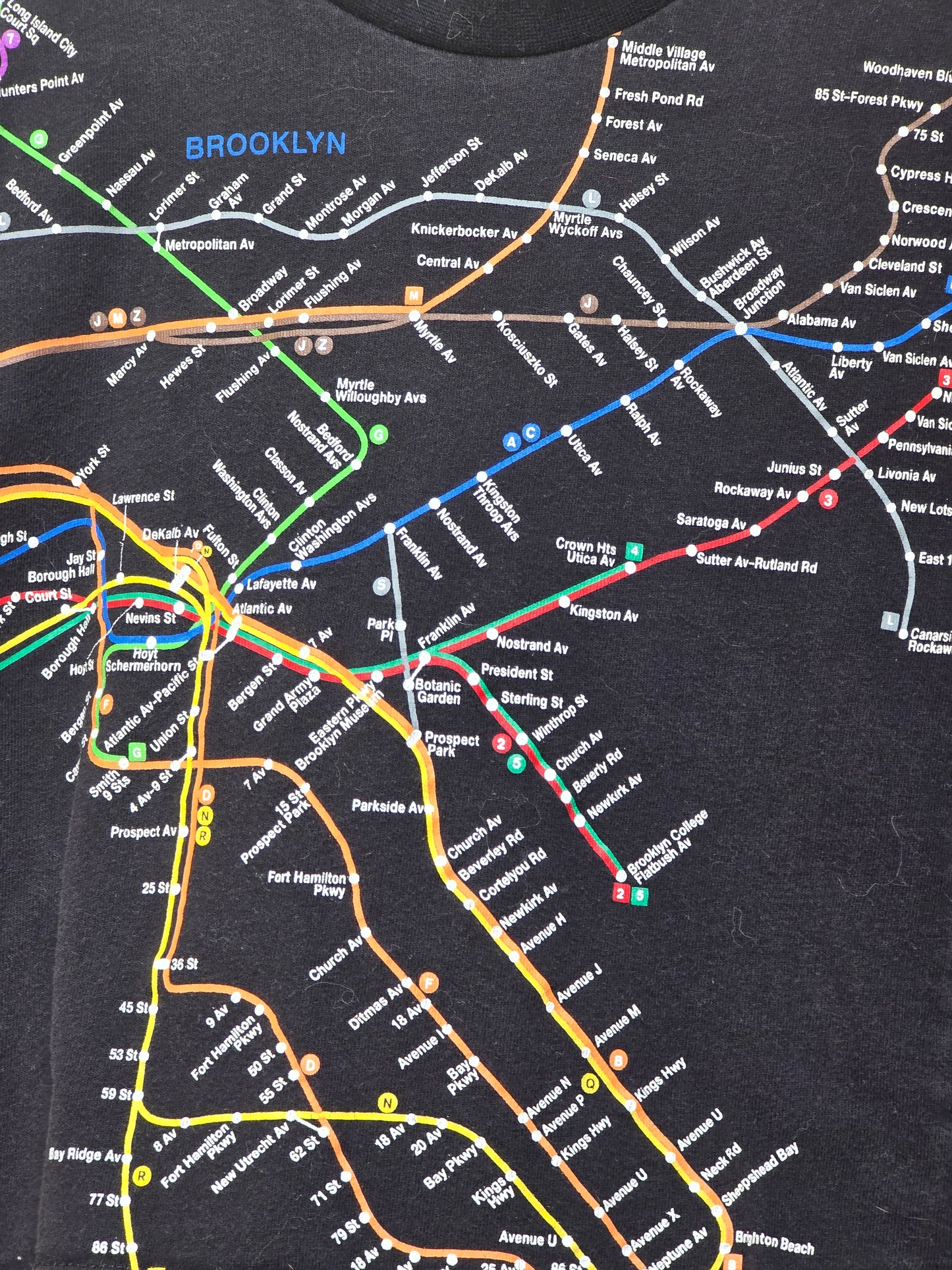 NYC subway tee approx 2T