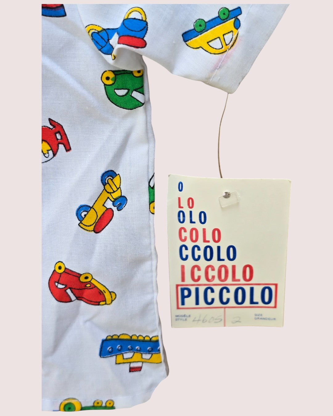 Deadstock vintage vehicles shirt Tagged 2T