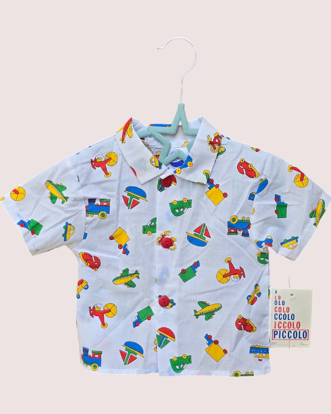 Deadstock vintage vehicles shirt Tagged 2T