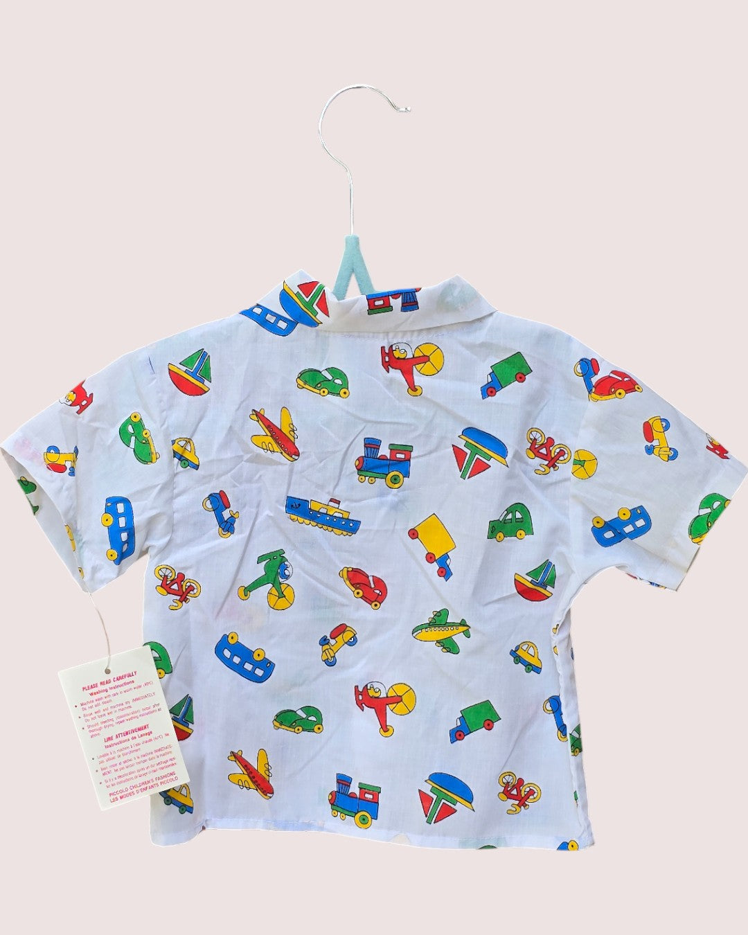 Deadstock vintage vehicles shirt Tagged 2T