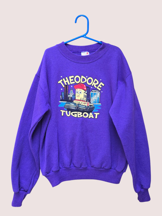 Vintage Theodore Tugboat crewneck approx 8-10Y