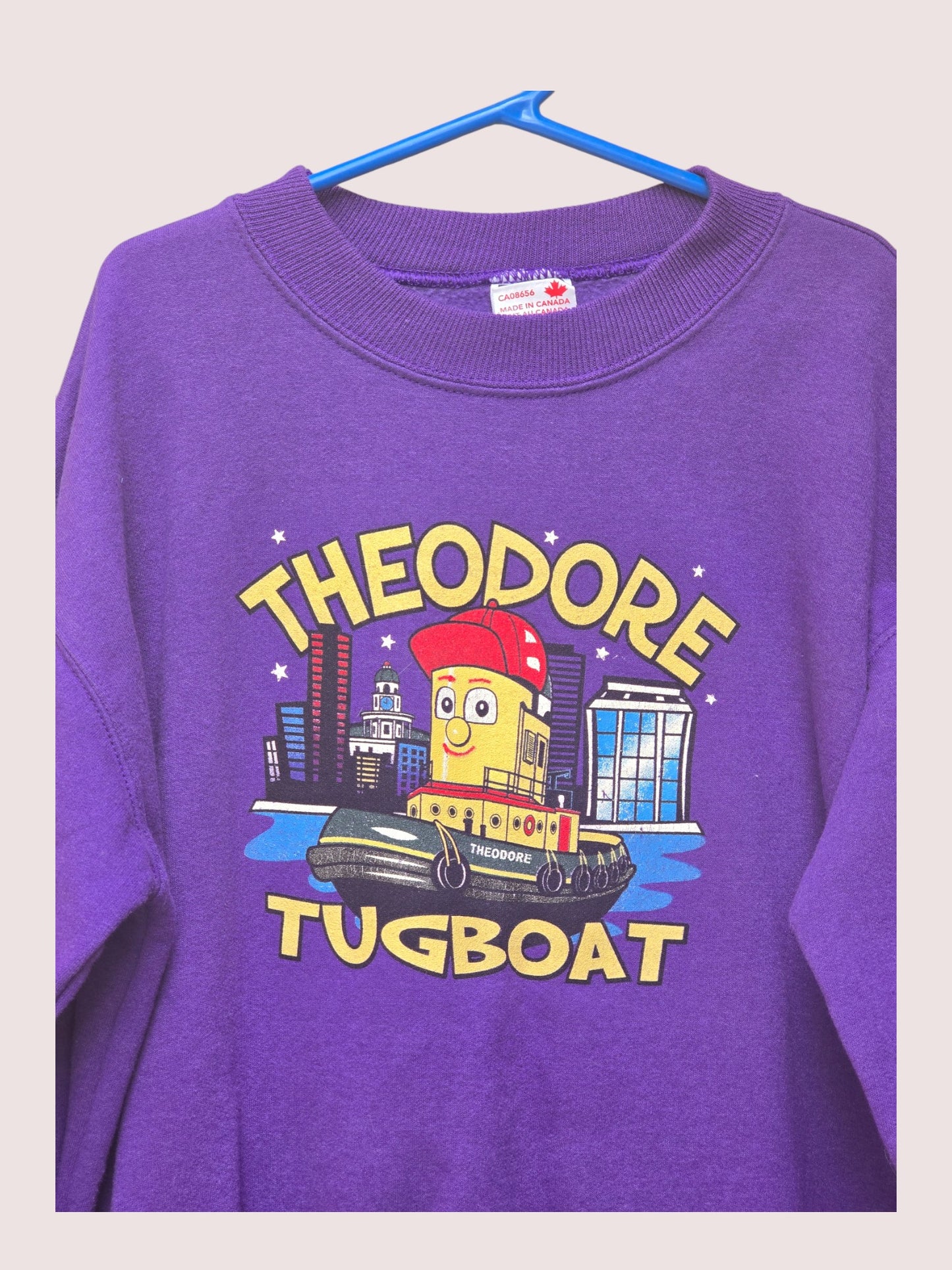 Vintage Theodore Tugboat crewneck approx 8-10Y