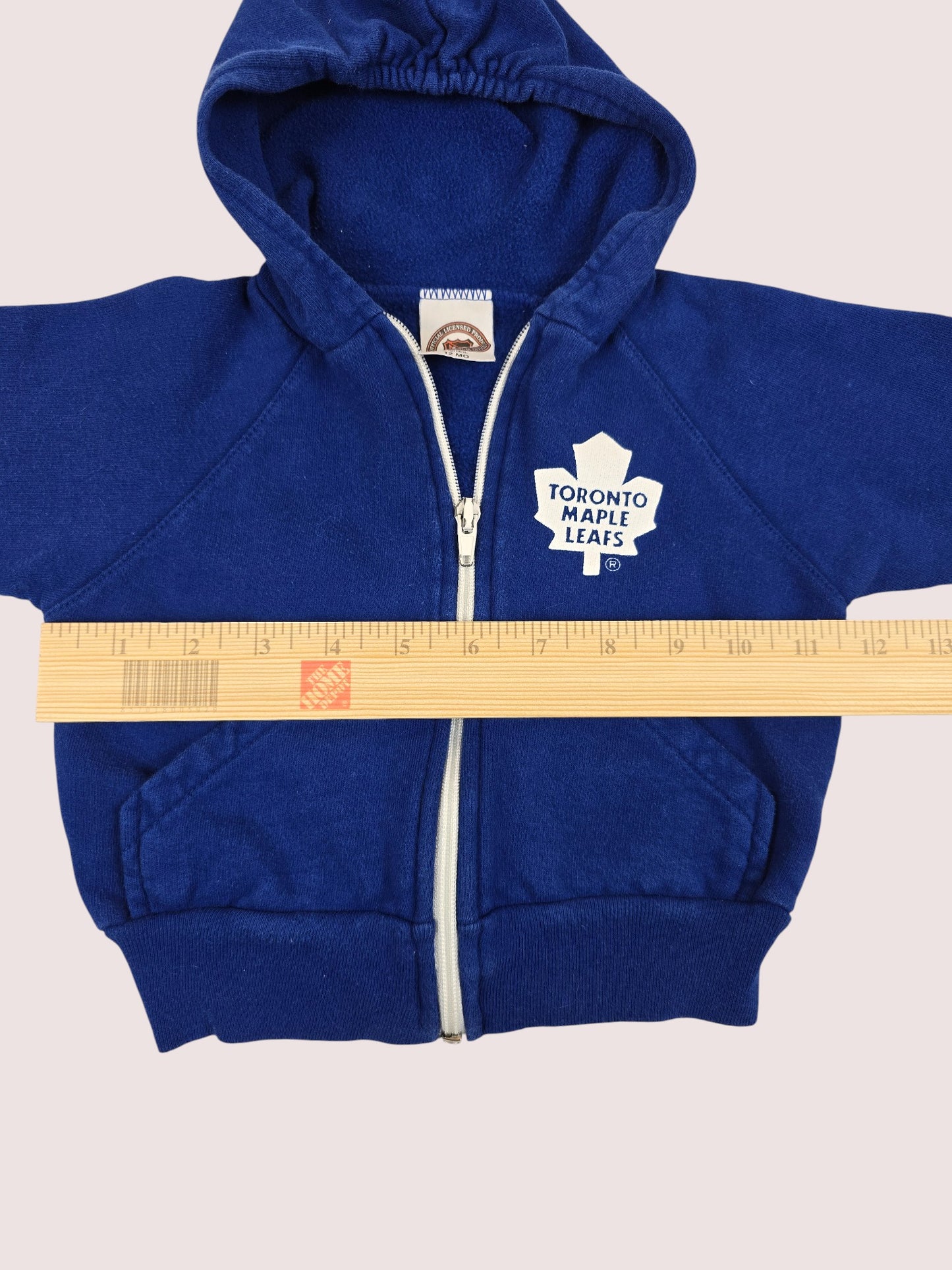 Vintage Maple Leafs hooded sweater 12M