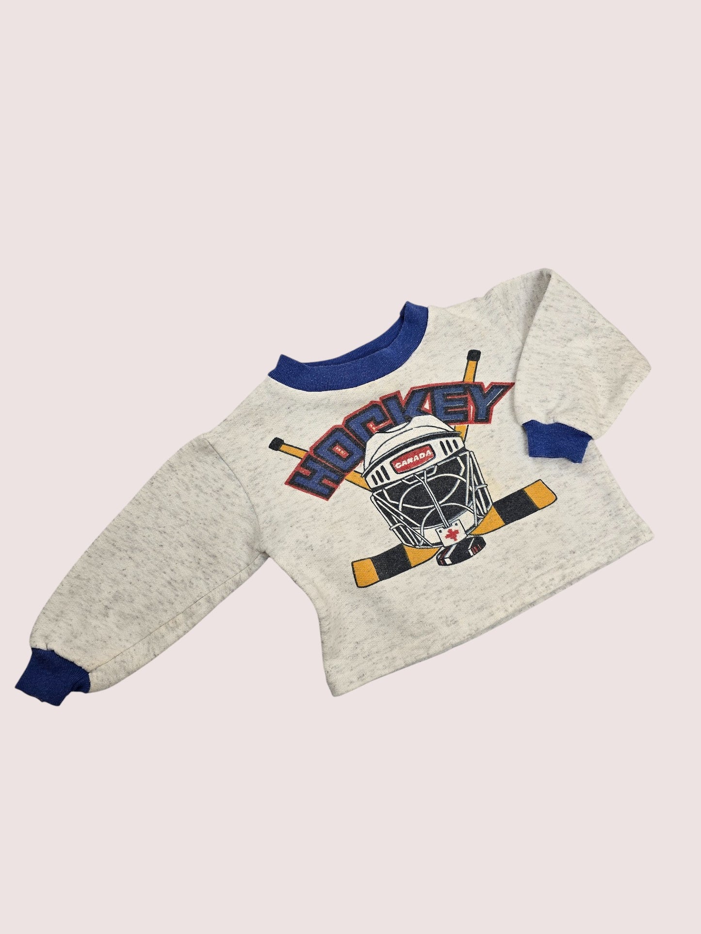 Vintage hockey crewneck Best Fit 12-18m