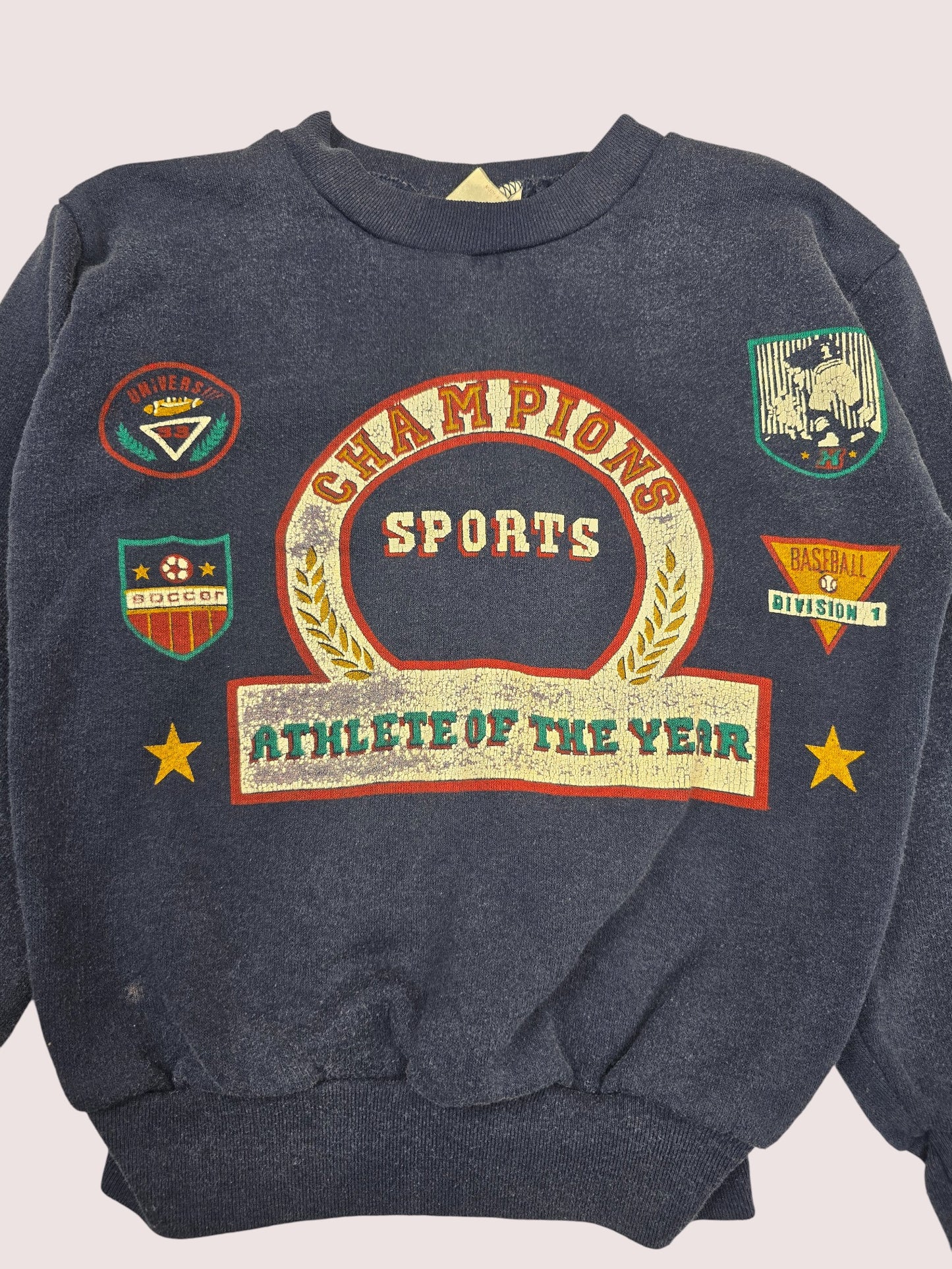 Vintage sports crewneck Approx 4-6T