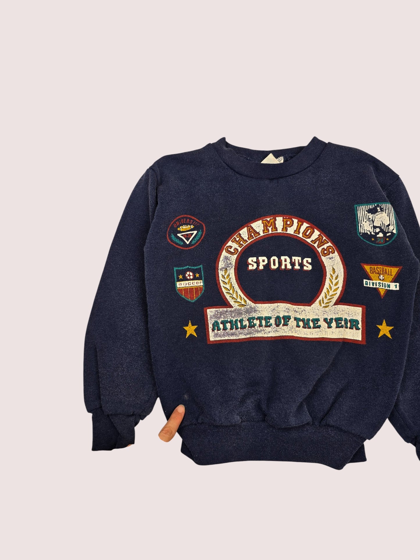 Vintage sports crewneck Approx 4-6T