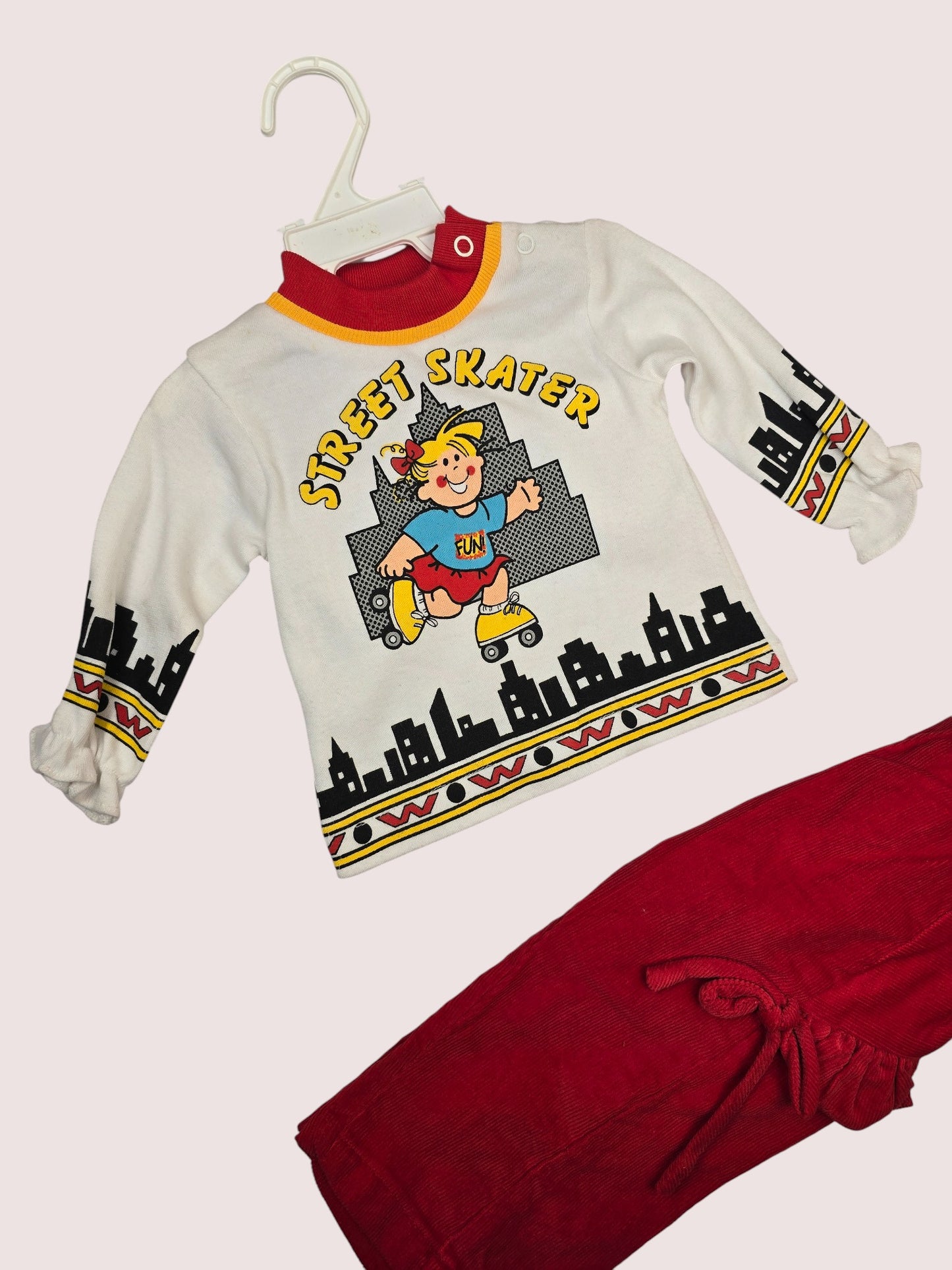 Vintage Catton Candy two piece street skater set Tagged 12m